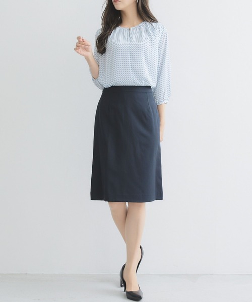 「RIRIYANO」 セットアップ 11号 ネイビー レディース_画像7