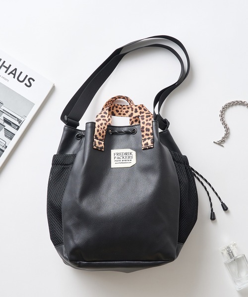 「FREDRIK PACKERS」 2WAYバッグ FREE ベージュ レディース_画像4