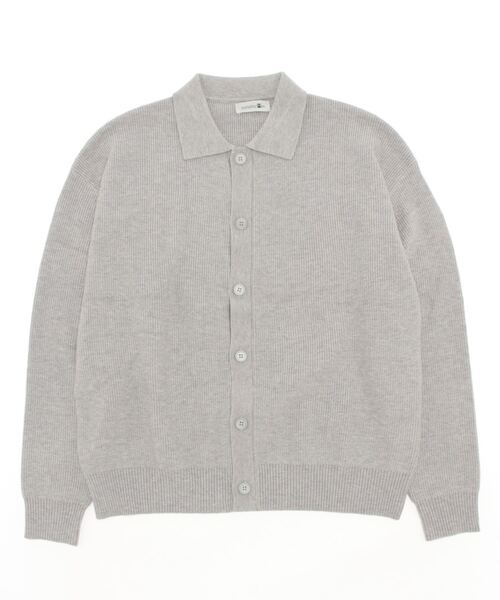 「aimoha」 ニットカーディガン X-LARGE ブラウン メンズ_画像3