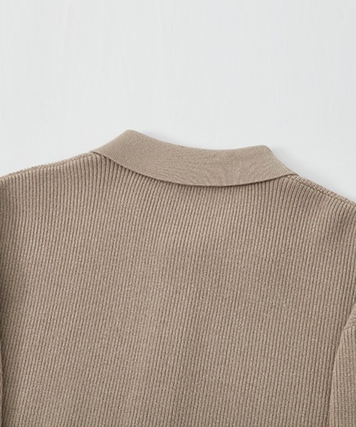 「aimoha」 ニットカーディガン X-LARGE ブラウン メンズ_画像9