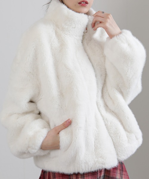 pumpkin port（パンプキンポート） ブルゾン アウター フェイクファー