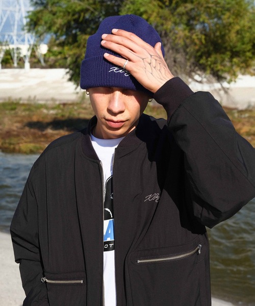 XLARGE（エクストラ ラージ） ニット帽 ニットキャップ EMBROIDERED