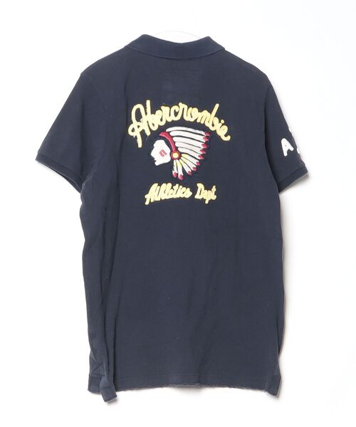 Abercrombie&Fitch（アバクロンビー&フィッチ） 刺繍半袖ポロシャツ X 