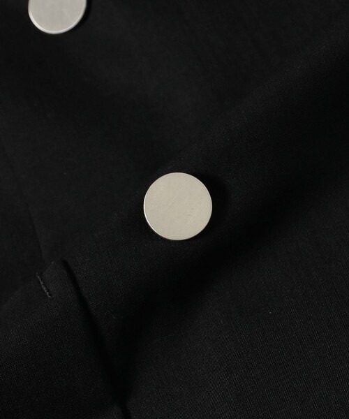 ジャケット テーラードジャケット ROOM NO.8 BLACK / シアー 4ボタン ジャケット レディースの画像