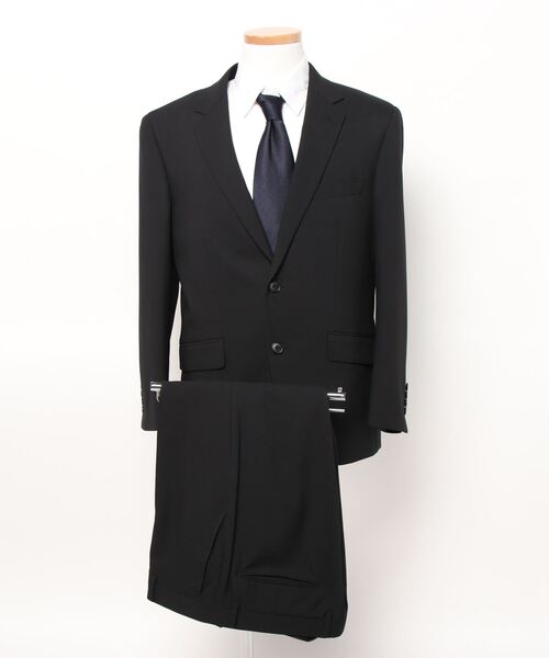 PERSON'S FOR MEN ブラックスーツセットアップ【A4】 TAKA-Q（タカキュー） セットアップ A4 ブラック メンズ : ZOZOTOWN