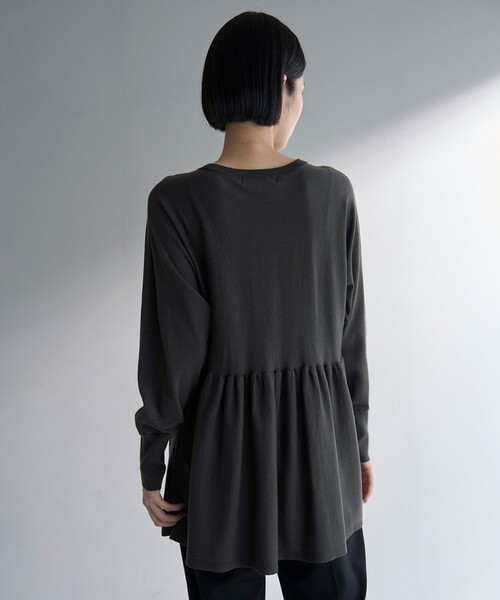 「UNFILO」 長袖ニット SMALL グレー レディース_画像3