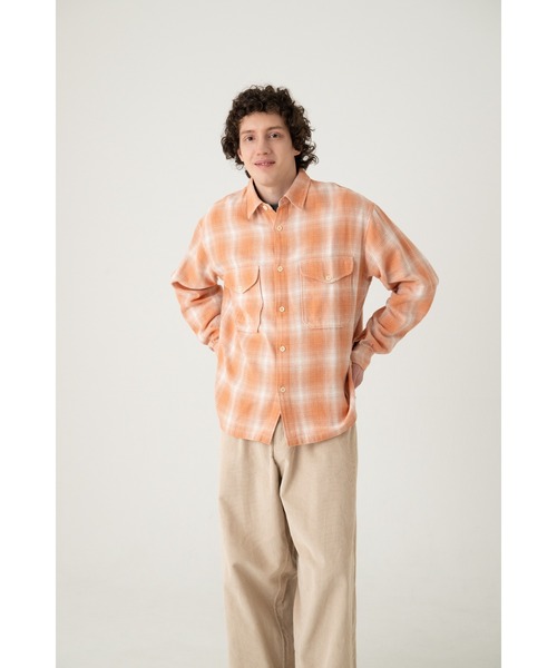 ペンドルトンPendleton ネルシャツ S　裏ボア　美品　男女兼用CPO PENDLETON（ペンドルトン） CPOシャツ ビエラ / メンズ ネルシャツ