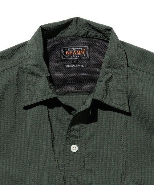 BEAMS+（ビームスプラス） シャツ Adventure Shirt IV Seersucker