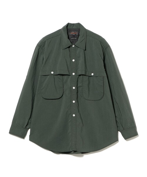 BEAMS+（ビームスプラス） シャツ Adventure Shirt IV Seersucker