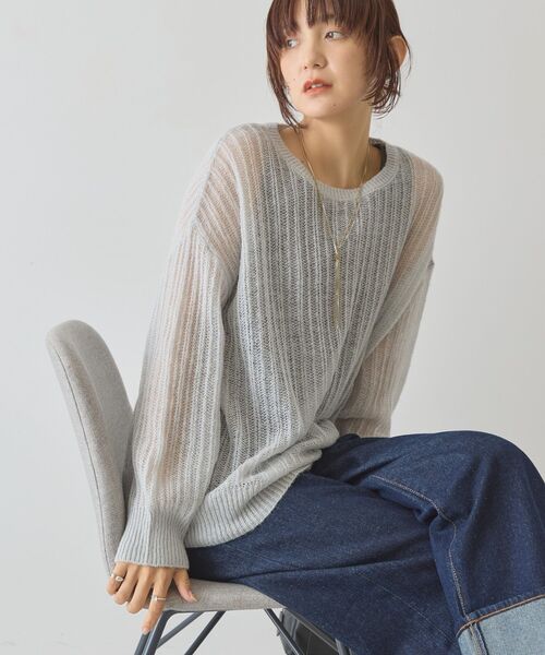 AMERICAN HOLIC（アメリカンホリック） ニット セーター モヘアタッチ