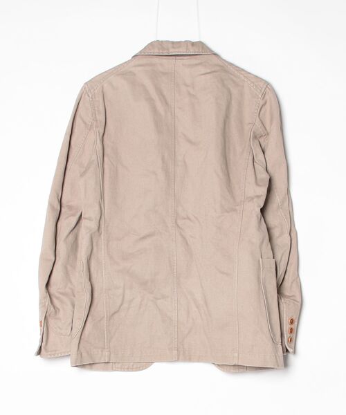 「FREEMANS SPORTING CLUB」 テーラードジャケット 1 ベージュ メンズ_画像2