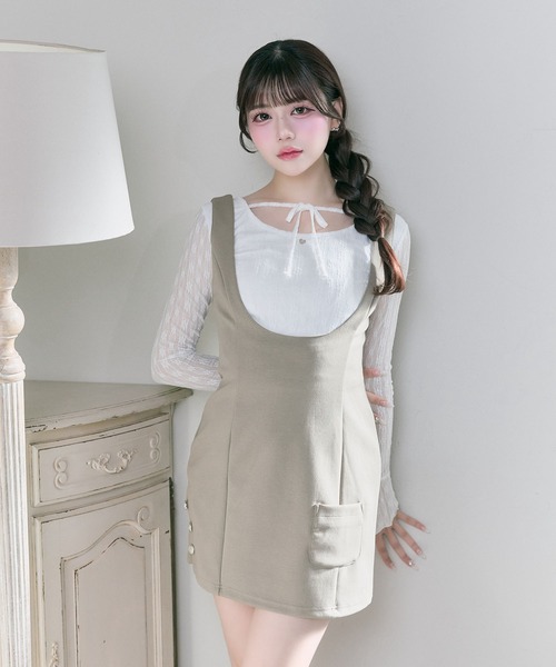 OLIVE des OLIVE（オリーブデオリーブ） ジャンパースカート 「Belle 