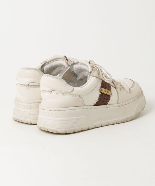 「STACCATO」 ローカットスニーカー 24cm ホワイト レディース_画像2