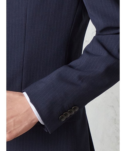 「Perfect Suit FActory」 スーツ Y6 ネイビー メンズの画像