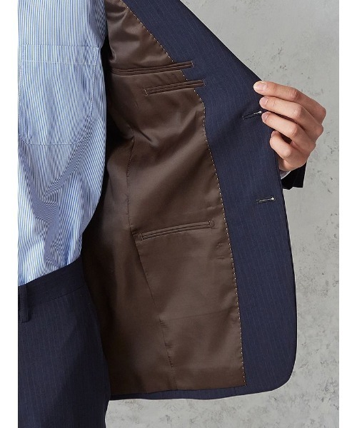 「Perfect Suit FActory」 スーツ Y6 ネイビー メンズの画像