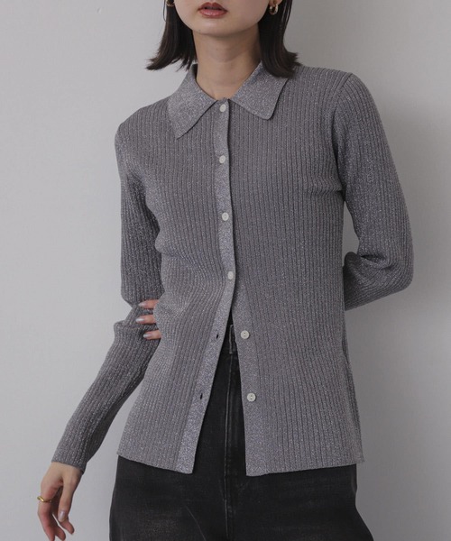 「SENSE OF PLACE by URBAN RESEARCH」 ニットカーディガン ONE ブルー レディース_画像2