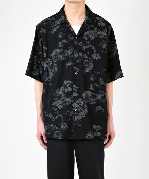 ladmusician 21ss シャツ　size46 LAD MUSICIAN（ラッドミュージシャン） 7分袖シャツ 46 ブラック