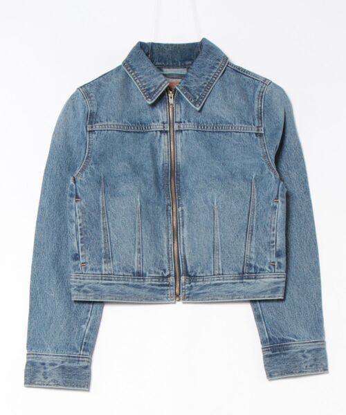 「Levi's」 デニムジャケット S インディゴブルー レディースの画像
