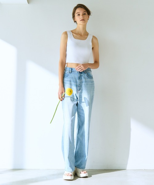 「YANUK」 デニムパンツ 26inch ブルー レディース_15