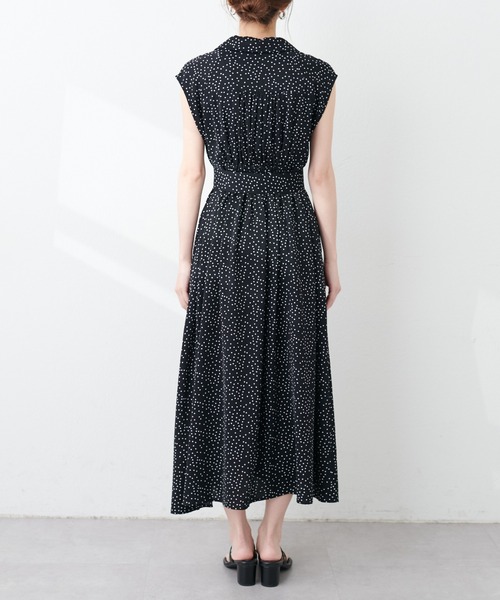 「natural couture」 半袖ワンピース LARGE ダークブラウン レディース_画像8