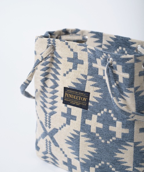 PENDLETON GOBLINS LARGE TOTE BAG ブルー PENDLETON / ペンドルトン 