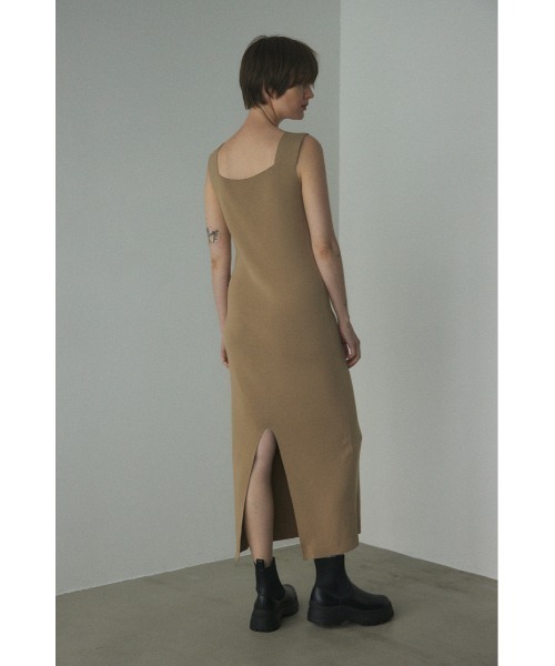 「BLACK BY MOUSSY」 ニットワンピース 2 ブラック レディース_画像3