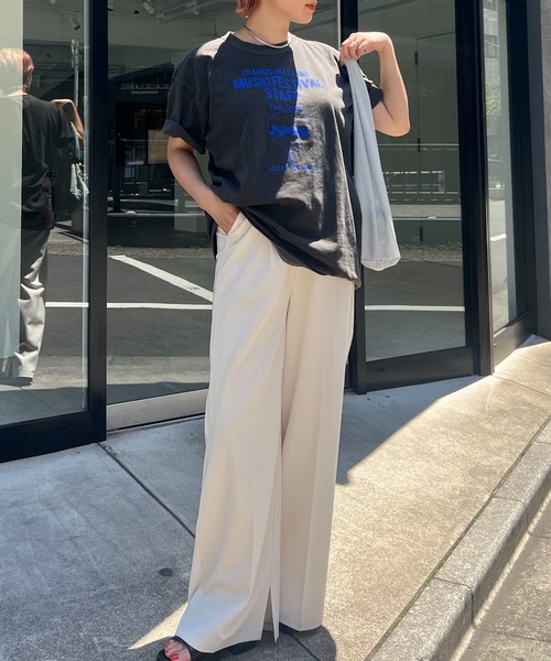 「WHIMSIC」 7分袖Tシャツ FREE グレー系その他3 メンズ_画像6