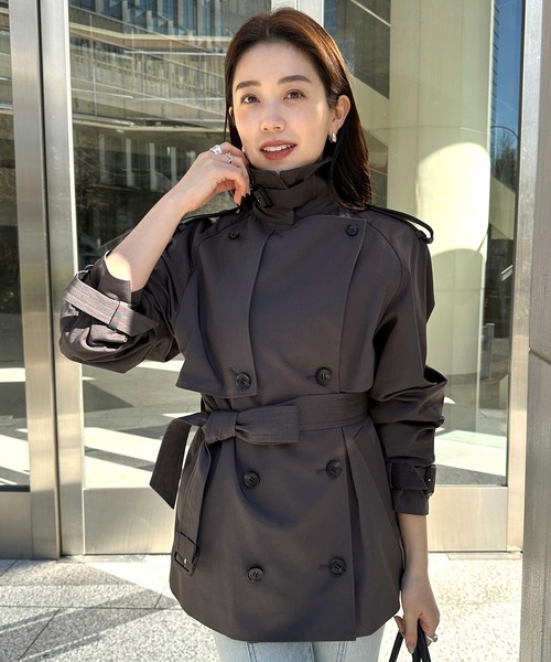 「anuans」 ジャケット SMALL グレー レディース_2
