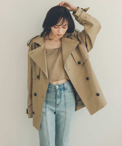 「anuans」 ジャケット SMALL グレー レディース_4