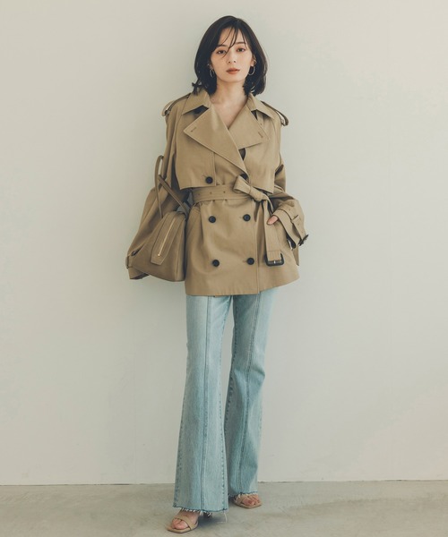 「anuans」 ジャケット SMALL グレー レディース_8