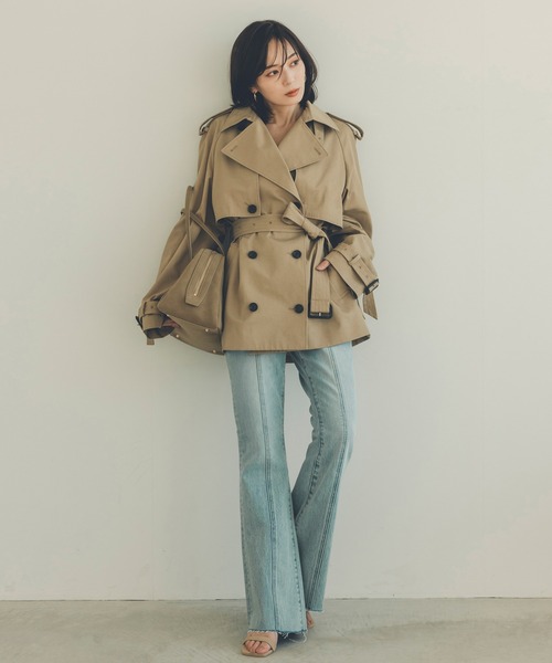 「anuans」 ジャケット SMALL グレー レディース_9