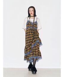 jouetie（ジュエティ） ワンピース レースドッキングアシメヘムキャミ