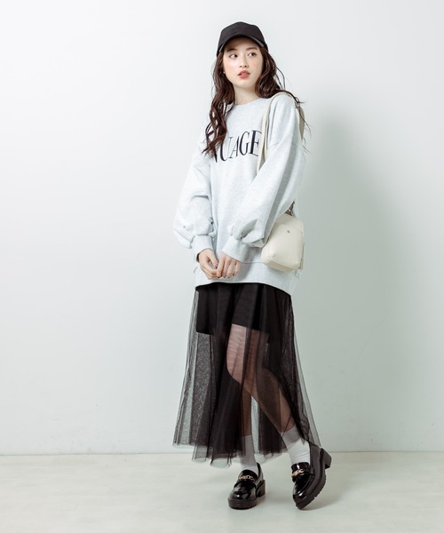 「OLIVE des OLIVE」 フレアスカート FREE ブラック レディース_画像5