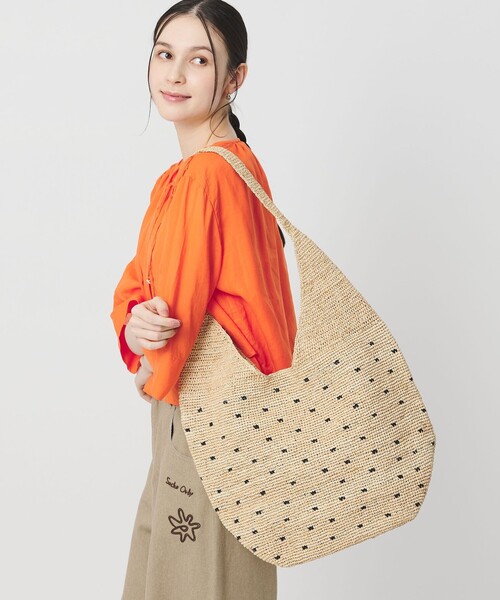 BEAUTY＆YOUTH UNITED ARROWS ショルダーバッグ バッグ ラフィア