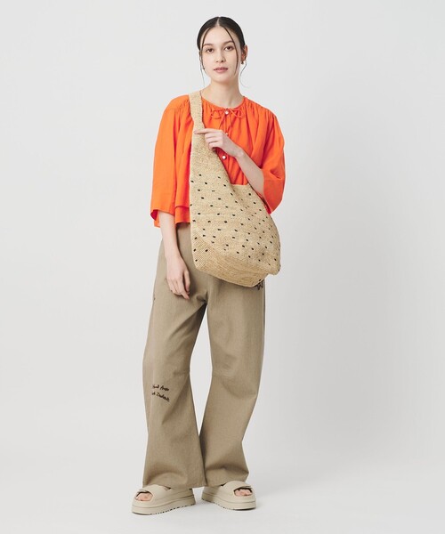 BEAUTY＆YOUTH UNITED ARROWS ショルダーバッグ バッグ ラフィア