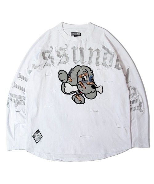 「GALFY」 長袖Tシャツ L ブラック メンズ_画像2