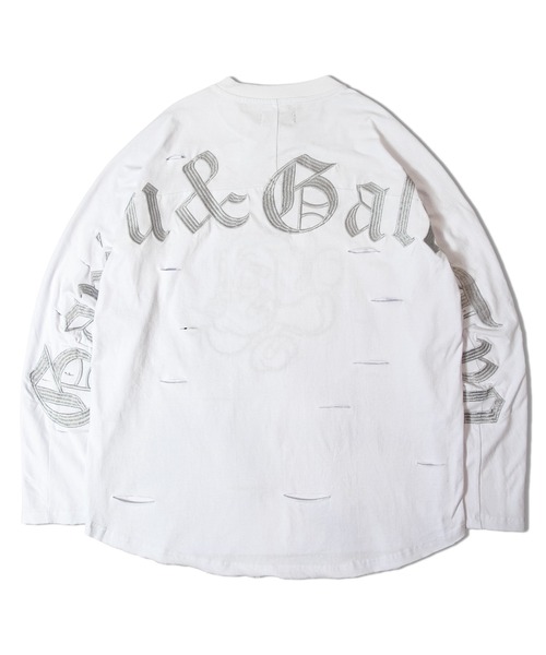 「GALFY」 長袖Tシャツ L ブラック メンズ_画像3