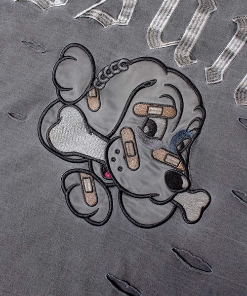 「GALFY」 長袖Tシャツ L ブラック メンズ_画像7