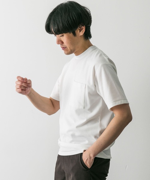 「URBAN RESEARCH DOORS」 半袖Tシャツ LARGE ホワイト メンズ_画像3
