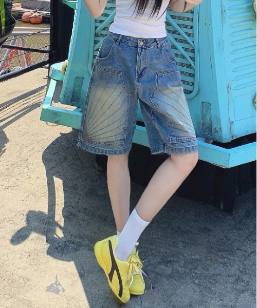 gossip!ロサンゼルス ハーフパンツ ジーンズ デニム デニムパンツ