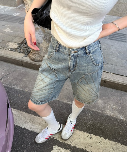 gossip!ロサンゼルス ハーフパンツ ジーンズ デニム デニムパンツ