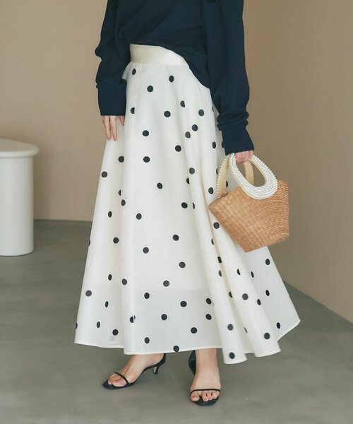 La boutique Bonbon（ラブティックボンボン） ロング スカート ドット