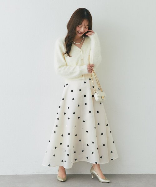 La boutique Bonbon（ラブティックボンボン） ロング スカート ドット