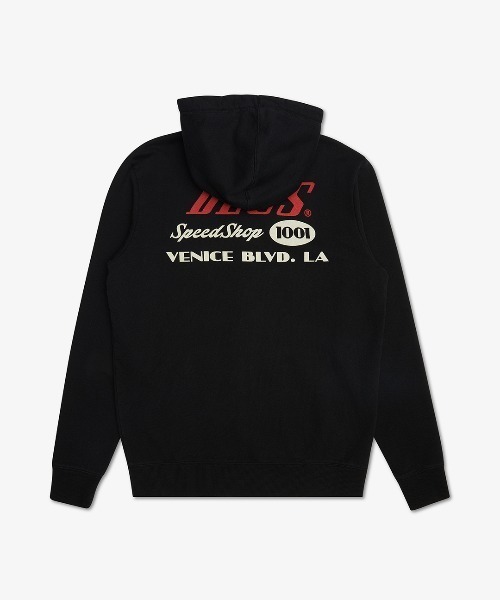 「DEUS EX MACHINA」 ジップアップパーカー L レッド メンズ_画像7