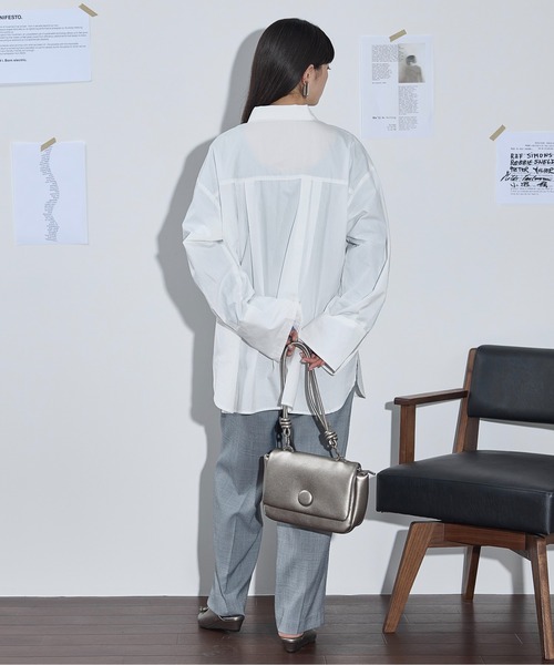 「THE YOn」 長袖シャツ FREE オフホワイト レディース_画像5