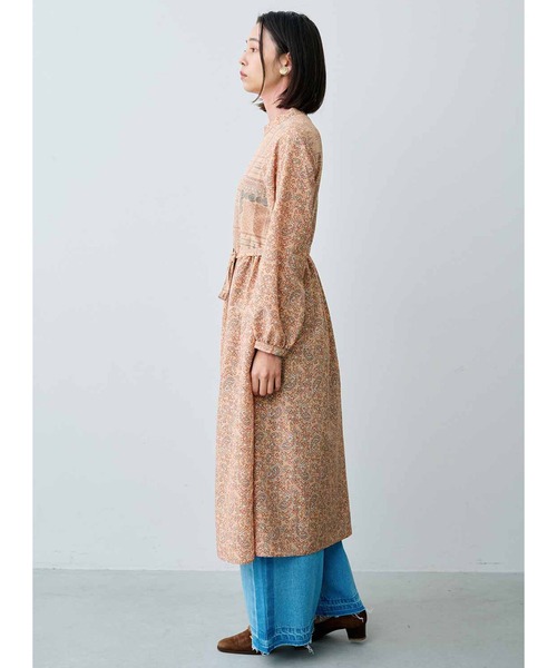 「MEDE19F」 長袖ワンピース MEDIUM パープル レディース_画像6
