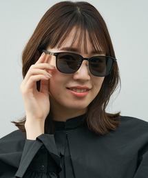 zoff サングラス 石川選手モデル/新品未使用 Zoff サングラス ボストン型 | カラーレンズ|レザー調 ズレ落ち