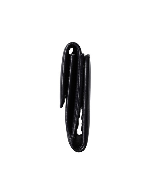 二つ折り財布 財布 「センプレ」二つ折り財布 レザー ウォレット 本革（商品番号：P25-50704） レディースの画像
