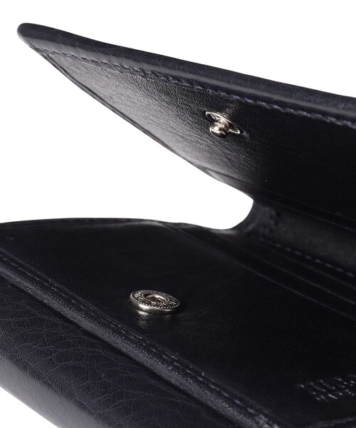 二つ折り財布 財布 「センプレ」二つ折り財布 レザー ウォレット 本革（商品番号：P25-50704） レディースの画像