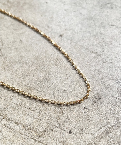 Magine（マージン） ネックレス K18 GOLD CUT AZUKI CHAIN NECKLACE(L